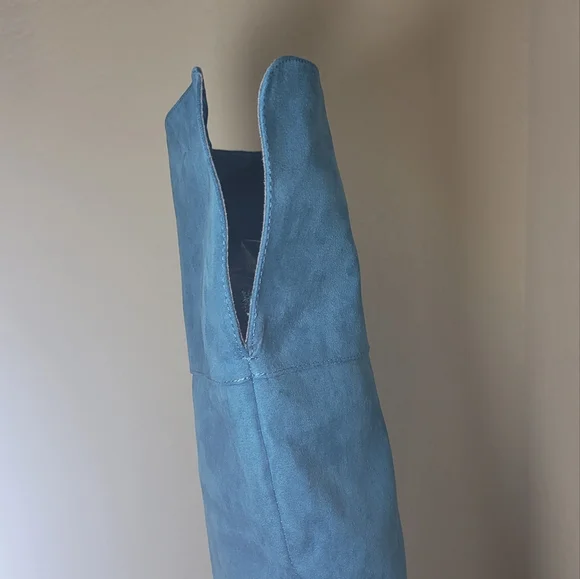 Turquoise Knee High Boots - Picture 7 of 10